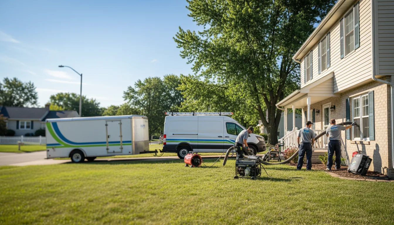 Flooded Basement Restoration And Cleanup With Repair in Midvale, OH near me